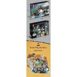 REOBRIX 66012 non  VỊNH CƯỚP BIỂN bộ đồ chơi xếp lắp ráp ghép mô hình Pirates Of The Caribbean THE PIRATE BAY Cướp Biển Vùng Caribe 2960 khối