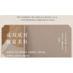 BLOKS 86131 86134 non  TÌNH YÊU HOA MẪU ĐƠN bộ đồ chơi xếp lắp ráp ghép mô hình 666 khối