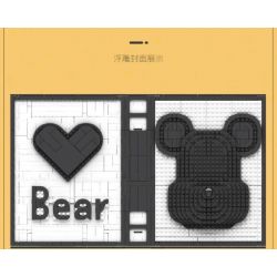 LQS 6301 non  PHIÊN BẢN SƯU TẬP GẤU BẠO LỰC bộ đồ chơi xếp lắp ráp ghép mô hình BEAR BOOK 2622 khối