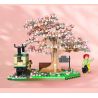 TOP TOY 60028 non  GA XE LỬA bộ đồ chơi xếp lắp ráp ghép mô hình City CHERRY BLOSSOMS Thành Phố 1105 khối