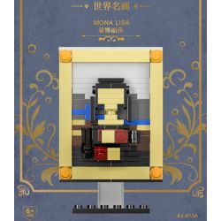 XIANG JUN XJ non  10 CÔNG TRÌNH NGHỆ THUẬT HỘI HỌA NỔI TIẾNG THẾ GIỚI bộ đồ chơi xếp lắp ráp ghép mô hình THE FAMOUS PAINTING WORLD 145 khối