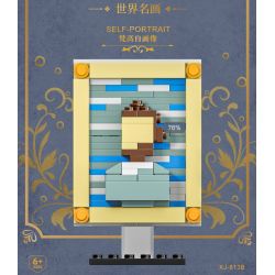 XIANG JUN XJ non  10 CÔNG TRÌNH NGHỆ THUẬT HỘI HỌA NỔI TIẾNG THẾ GIỚI bộ đồ chơi xếp lắp ráp ghép mô hình THE FAMOUS PAINTING WORLD 145 khối