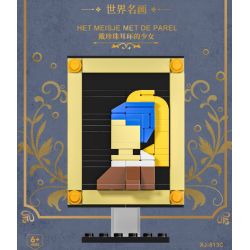 XIANG JUN XJ non  10 CÔNG TRÌNH NGHỆ THUẬT HỘI HỌA NỔI TIẾNG THẾ GIỚI bộ đồ chơi xếp lắp ráp ghép mô hình THE FAMOUS PAINTING WORLD 145 khối