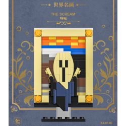 XIANG JUN XJ non  10 CÔNG TRÌNH NGHỆ THUẬT HỘI HỌA NỔI TIẾNG THẾ GIỚI bộ đồ chơi xếp lắp ráp ghép mô hình THE FAMOUS PAINTING WORLD 145 khối