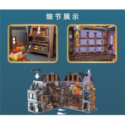 MouldKing 16041 Mould King 16041 non  JOKE SHOP. bộ đồ chơi xếp lắp ráp ghép mô hình MAGIC JOKER SHOP 3363 khối