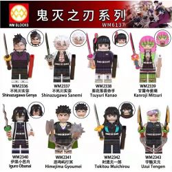 WM 6137 2336 2337 2338 2339 2340 2341 2342 2343 non  KẺ GIẾT QUỶ BLADE 8 MINIFIGURES bộ đồ chơi xếp lắp ráp ghép mô hình Collectable Minifigures Búp Bê Sưu Tầm