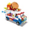 FAIR 9012 non  Q XE BURGER DỄ THƯƠNG bộ đồ chơi xếp lắp ráp ghép mô hình KITCHEN VEHICLE 497 khối