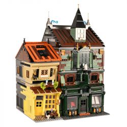 MouldKing 16040 Mould King 16040 non  HIỆU SÁCH MA THUẬT bộ đồ chơi xếp lắp ráp ghép mô hình MAGIC BOOK STORE 3468 khối