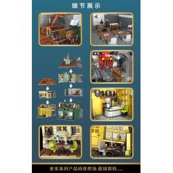 MouldKing 16040 Mould King 16040 non  HIỆU SÁCH MA THUẬT bộ đồ chơi xếp lắp ráp ghép mô hình MAGIC BOOK STORE 3468 khối