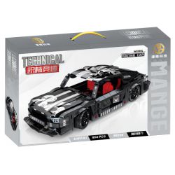 MANGE TECHNOLOGY 88008 non  XE LÙI MUSTANG GTE bộ đồ chơi xếp lắp ráp ghép mô hình  Kỹ Thuật Công Nghệ Cao Mô Hình Phương Tiện 654 khối