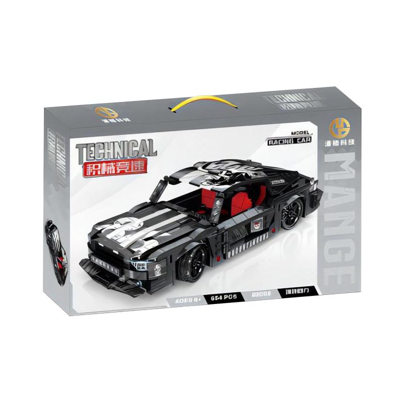 MANGE TECHNOLOGY 88008 non  XE LÙI MUSTANG GTE bộ đồ chơi xếp lắp ráp ghép mô hình  Kỹ Thuật Công Nghệ Cao Mô Hình Phương Tiện 654 khối