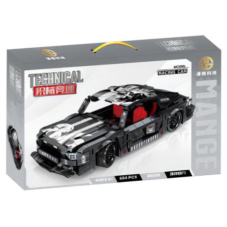 MANGE TECHNOLOGY 88008 non  XE LÙI MUSTANG GTE bộ đồ chơi xếp lắp ráp ghép mô hình  Kỹ Thuật Công Nghệ Cao Mô Hình Phương Tiện 654 khối