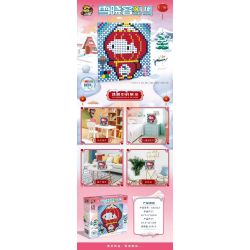 LOHO SX2022 2022 non  ĐÔN BÉO TIẾT HIỂU DUNG bộ đồ chơi xếp lắp ráp ghép mô hình Art