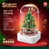 QuanGuan 100215 Quan Guan 100215 non  HỘP NHẠC NGÔI SAO CỦA ĐÊM GIÁNG SINH BÍ ẨN bộ đồ chơi xếp lắp ráp ghép mô hình Christmas STAR SOUND BOX MERRY CHRISTMAS 661 khối
