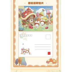 TOP TOY TC1806 1806 non  HỘP NHẠC NGÔI NHÀ NẤM bộ đồ chơi xếp lắp ráp ghép mô hình 650 khối