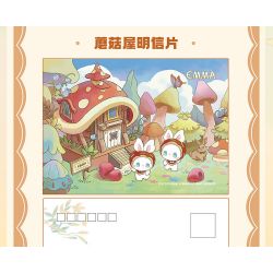 TOP TOY TC1806 1806 non  HỘP NHẠC NGÔI NHÀ NẤM bộ đồ chơi xếp lắp ráp ghép mô hình 650 khối