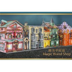 MouldKing 16038 Mould King 16038 non  MAGIC MANTE SHOP. bộ đồ chơi xếp lắp ráp ghép mô hình MAGIC WAND SHOP 3196 khối