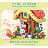 TOP TOY TC1806 1806 non  HỘP NHẠC NGÔI NHÀ NẤM bộ đồ chơi xếp lắp ráp ghép mô hình 650 khối