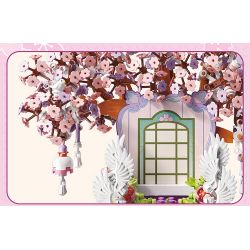 TOP TOY TC1806 1806 non  HỘP NHẠC NGÔI NHÀ NẤM bộ đồ chơi xếp lắp ráp ghép mô hình 650 khối