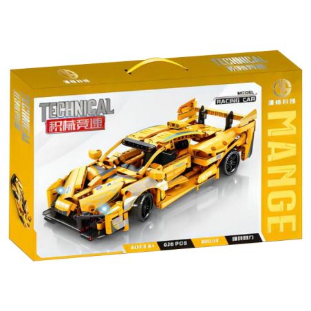 MANGE TECHNOLOGY 88006 non  XE LÙI SENNA GTR bộ đồ chơi xếp lắp ráp ghép mô hình  Kỹ Thuật Công Nghệ Cao Mô Hình Phương Tiện 626 khối