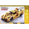 MANGE TECHNOLOGY 88006 non  XE LÙI SENNA GTR bộ đồ chơi xếp lắp ráp ghép mô hình  Kỹ Thuật Công Nghệ Cao Mô Hình Phương Tiện 626 khối