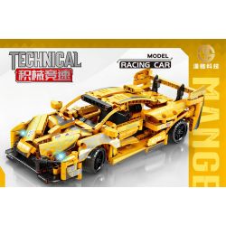 MANGE TECHNOLOGY 88006 non  XE LÙI SENNA GTR bộ đồ chơi xếp lắp ráp ghép mô hình  Kỹ Thuật Công Nghệ Cao Mô Hình Phương Tiện 626 khối
