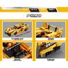MANGE TECHNOLOGY 88006 non  XE LÙI SENNA GTR bộ đồ chơi xếp lắp ráp ghép mô hình  Kỹ Thuật Công Nghệ Cao Mô Hình Phương Tiện 626 khối