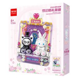 TOP TOY TC1808 1808 non  BẢN IN ĐÁM CƯỚI TƯỞNG TƯỢNG bộ đồ chơi xếp lắp ráp ghép mô hình