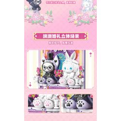 TOP TOY TC1808 1808 non  BẢN IN ĐÁM CƯỚI TƯỞNG TƯỢNG bộ đồ chơi xếp lắp ráp ghép mô hình