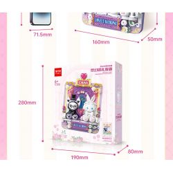 TOP TOY TC1808 1808 non  BẢN IN ĐÁM CƯỚI TƯỞNG TƯỢNG bộ đồ chơi xếp lắp ráp ghép mô hình