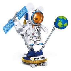 SEMBO WEKKI VIGGI 612012 non  CHAO XIONG KHÔNG GIAN QEE bộ đồ chơi xếp lắp ráp ghép mô hình 200 khối