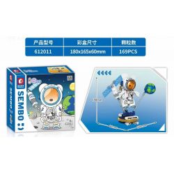 SEMBO WEKKI VIGGI 612012 non  CHAO XIONG KHÔNG GIAN QEE bộ đồ chơi xếp lắp ráp ghép mô hình 200 khối