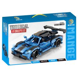 MANGE TECHNOLOGY 88005 non  XE KÉO KOENIGSEGG R5 bộ đồ chơi xếp lắp ráp ghép mô hình  Kỹ Thuật Công Nghệ Cao Mô Hình Phương Tiện 652 khối