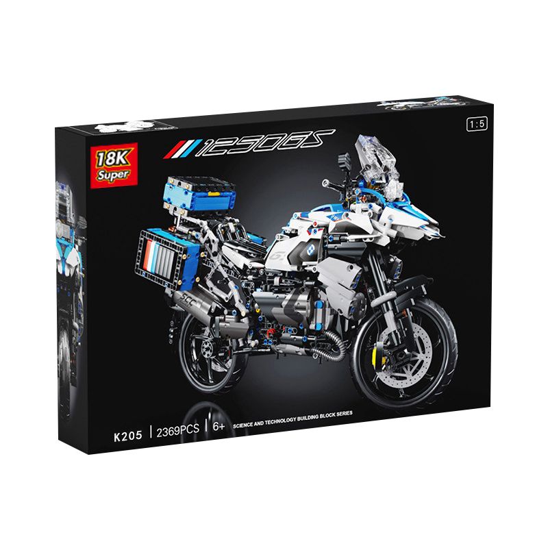 SUPER 18K K250 TA GAOLE T4022 4022 non  BMW R1250 GS 1:5 tỷ lệ 1:5 bộ đồ chơi xếp lắp ráp ghép mô hình  Kỹ Thuật Công Nghệ Cao Mô Hình Phương Tiện 2369 khối