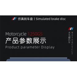 SUPER 18K K250 TA GAOLE T4022 4022 non  BMW R1250 GS 1:5 tỷ lệ 1:5 bộ đồ chơi xếp lắp ráp ghép mô hình  Kỹ Thuật Công Nghệ Cao Mô Hình Phương Tiện 2369 khối