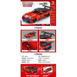 MANGE TECHNOLOGY 88004 non  XE LÙI 599 GTB bộ đồ chơi xếp lắp ráp ghép mô hình  Kỹ Thuật Công Nghệ Cao Mô Hình Phương Tiện 649 khối