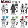 KORUIT XP KT1048 1048 non  ĐỘI ASSAULT CỘNG HÒA bộ đồ chơi xếp lắp ráp ghép mô hình Collectable Minifigures Búp Bê Sưu Tầm