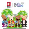 SEMBO 612009 non  GẤU PUNK QEE bộ đồ chơi xếp lắp ráp ghép mô hình Creator Sáng Tạo 98 khối