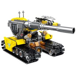 Kazi KY81047 81047 non  BÚA TANK. bộ đồ chơi xếp lắp ráp ghép mô hình 391 khối