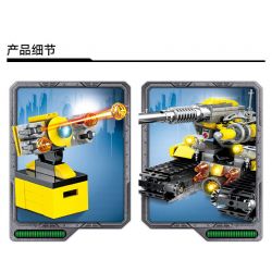 Kazi KY81047 81047 non  BÚA TANK. bộ đồ chơi xếp lắp ráp ghép mô hình 391 khối