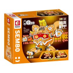 SEMBO 612006 non  MECHA DỄ THƯƠNG bộ đồ chơi xếp lắp ráp ghép mô hình MECHA DEFORMATION Người Máy 968 khối