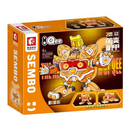 SEMBO 612006 non  MECHA DỄ THƯƠNG bộ đồ chơi xếp lắp ráp ghép mô hình MECHA DEFORMATION Người Máy 968 khối