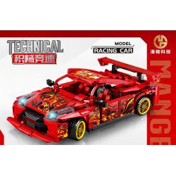 MANGE TECHNOLOGY 88002 non  XE LÙI GTR bộ đồ chơi xếp lắp ráp ghép mô hình  Kỹ Thuật Công Nghệ Cao Mô Hình Phương Tiện 677 khối