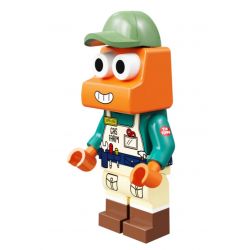 X AREA-X AD0001 0001 non  TRANG TRẠI XĂNG DẦU TINTOWN SUPER BOB ROBOT bộ đồ chơi xếp lắp ráp ghép mô hình Creator SUPER XBOB Sáng Tạo