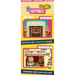 X AREA-X AD0001 0001 non  TRANG TRẠI XĂNG DẦU TINTOWN SUPER BOB ROBOT bộ đồ chơi xếp lắp ráp ghép mô hình Creator SUPER XBOB Sáng Tạo