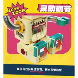 X AREA-X AD0001 0001 non  TRANG TRẠI XĂNG DẦU TINTOWN SUPER BOB ROBOT bộ đồ chơi xếp lắp ráp ghép mô hình Creator SUPER XBOB Sáng Tạo