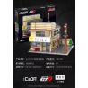 DOUBLEE CADA C61031 61031 non  CỬA HÀNG FUJIHARA TOFU. bộ đồ chơi xếp lắp ráp ghép mô hình Creator INITIAL D Sáng Tạo 1908 khối