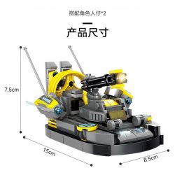 Kazi KY81045 81045 non  RAPID ACV TÀU VẬN CHUYỂN ĐỔ XÔ bộ đồ chơi xếp lắp ráp ghép mô hình 314 khối