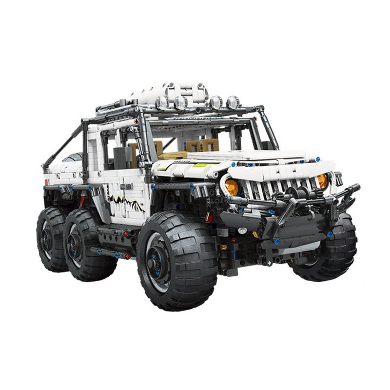 MOYU BLOCK MY88009 88009 non  XE OFF-ROAD 6X6 bộ đồ chơi xếp lắp ráp ghép mô hình 1:8 6X6 SUV Tỷ Lệ 1:8 2957 khối