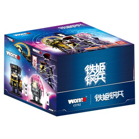 WOMA C0782 0782 non  TIE JI GANG BING 4 LOẠI HẠM ĐỘI BẮC DƯƠNG-MU SIYUN DƯƠNG-DINGYUAN KUNLUN-BÀ TIÊN ĐỠ ĐẦU ĐEN BA CHÂN-HIMIKO bộ đồ chơi xếp lắp ráp ghép mô hình Movie & Game Phim Và Trò Chơi 801 khối